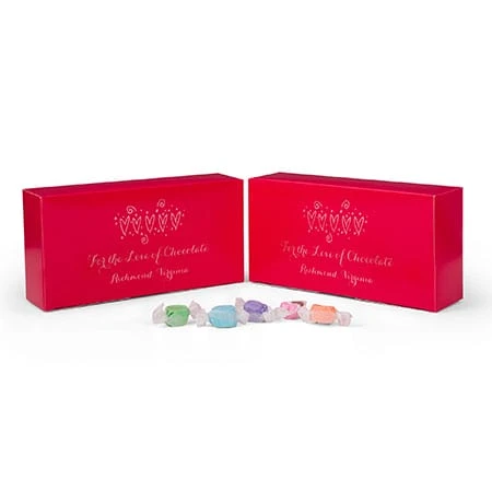 MADE IN USA -100 Boxes - 3 lb. Candy & Fudge Boxes- Red
