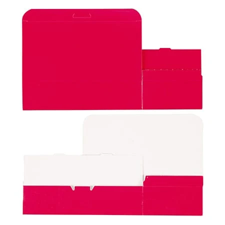 MADE IN USA -100 Boxes - 3 lb. Candy & Fudge Boxes- Red