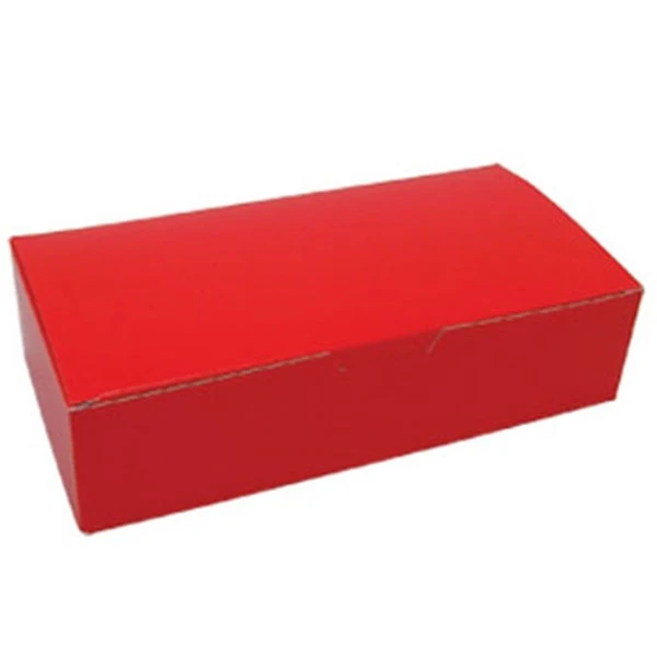 MADE IN USA -100 Boxes - 3 lb. Candy & Fudge Boxes- Red