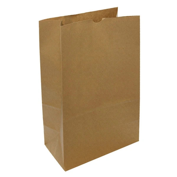250 Bags - Modified 1/6 Barrel - Grocery Style Paper Bags 58# 11" x 6" x 17"