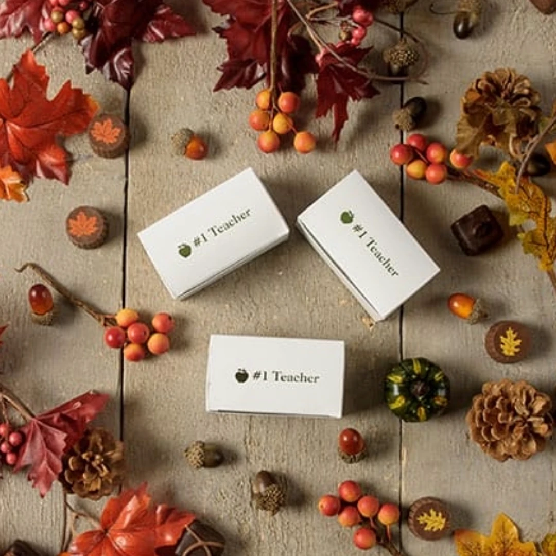 250 Boxes - Mini Favor Boxes - 2 Truffle - White