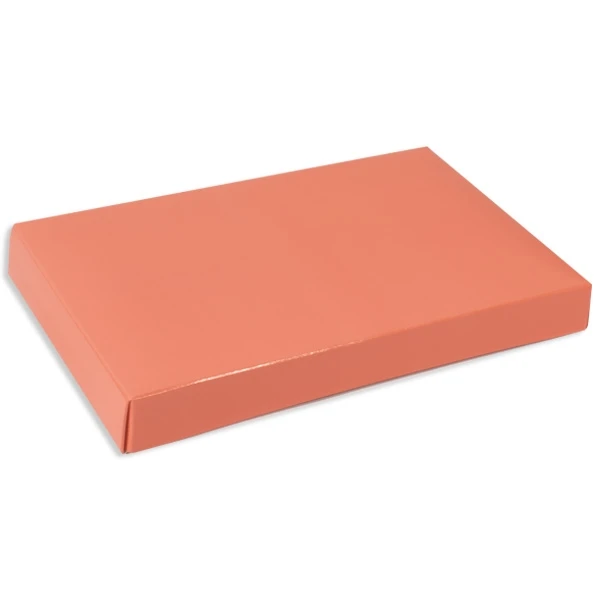 50 Covers - 1 lb. Candy-Chocolate Box Covers - Coral