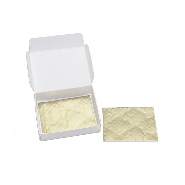 500 Pads 1/4 lb. Candy Pads Gold 4-7/16" x 3-7/16"