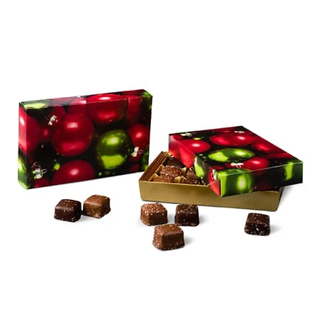 250 Covers - 1/2 lb. Candy Box Covers - Triangular Windows White