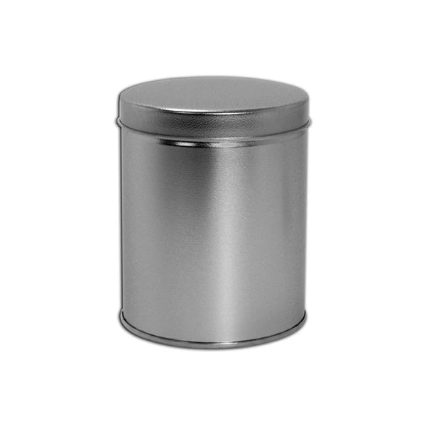 24 Tins - Tin Boxes - 1 Quart 4-1/16" Diameter x 4-7/8" Height