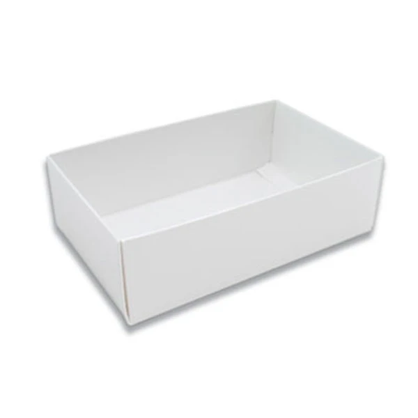 250 2 Layer Bases - 1 lb. Capacity - White - 7" x 4-3/8" x 2-1/4"