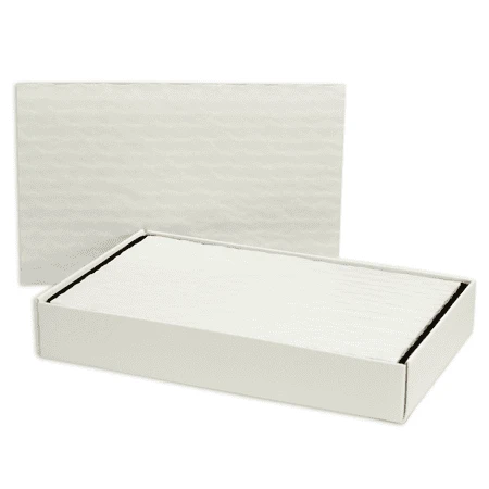 1000 Pads - 1/2 lb. Candy Pads White - 6-5/8" x 4-1/4"