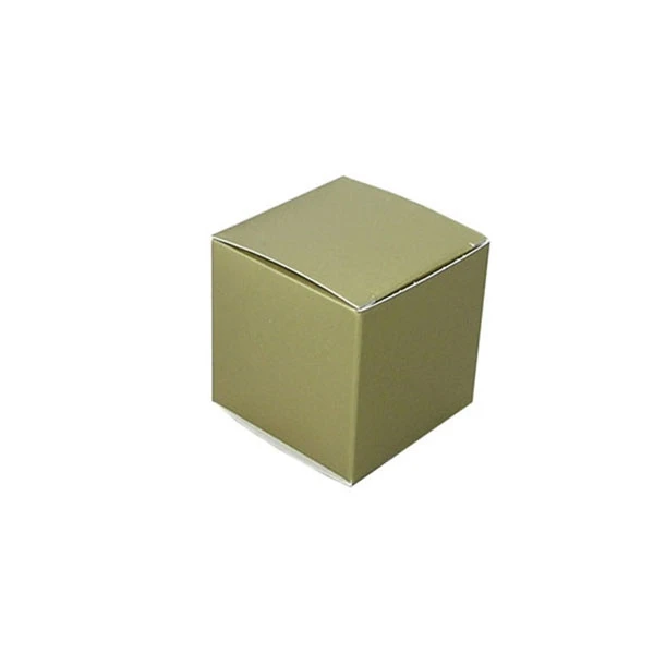 50 Boxes - Large Truffle Boxes Gold - 2" x 2" x 2"