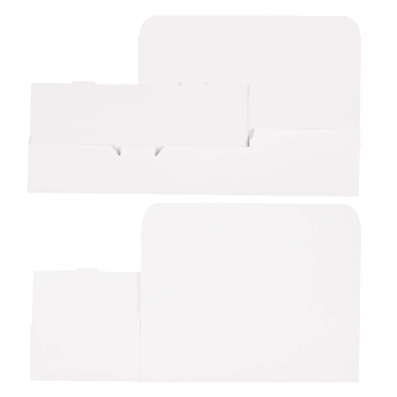 500 Boxes - 1 lb. Candy & Fudge Boxes - White