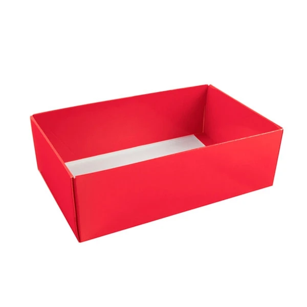 50 2 Layer Bases - 1 lb. Capacity - Red - 7" x 4-3/8" x 2-1/4"