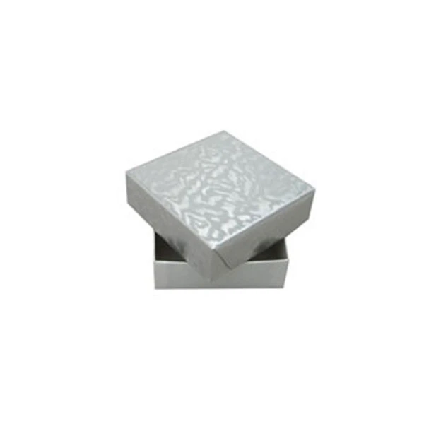 48 Sets - 3 oz. Rigid Set Up Boxes - Cover & Base Sets - Royal Silver