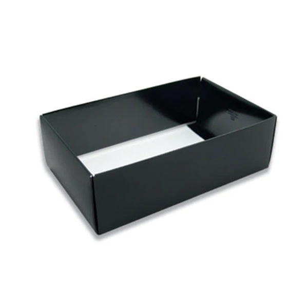 50 2 Layer Bases - 1 lb. Capacity - Black - 7" x 4-3/8" x 2-1/4"