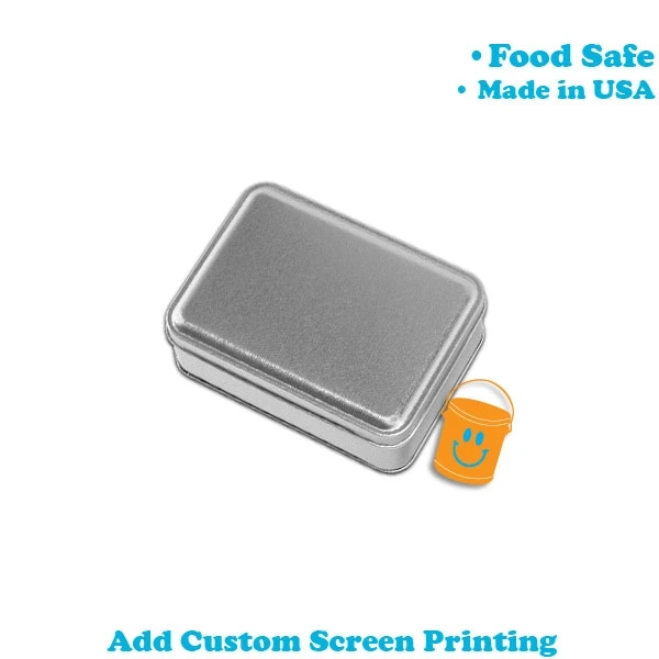 Tin Boxes - Rectangle 3-5/8" Width x 5" Length x 1-5/8" Height