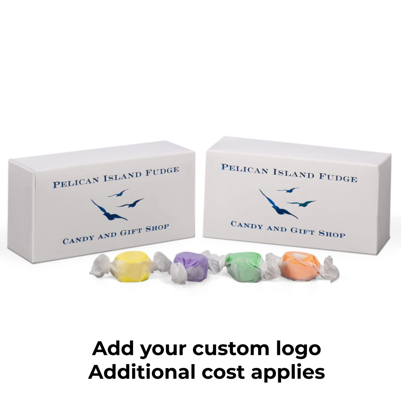 500 Boxes 1/2 lb. Candy & Fudge Boxes - White 5-1/2" x 2-3/4" x 1-3/4"