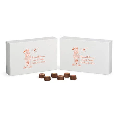 250 2 Layer Covers - 2 lb. Candy-Chocolate Box Covers - White