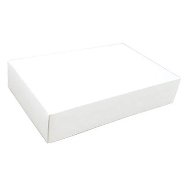 250 2 Layer Covers - 2 lb. Candy-Chocolate Box Covers - White