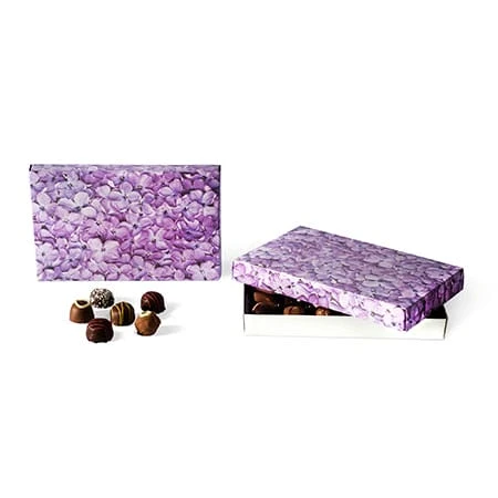 250 Covers - 1 lb. Candy-Chocolate Box Covers - Lilacs