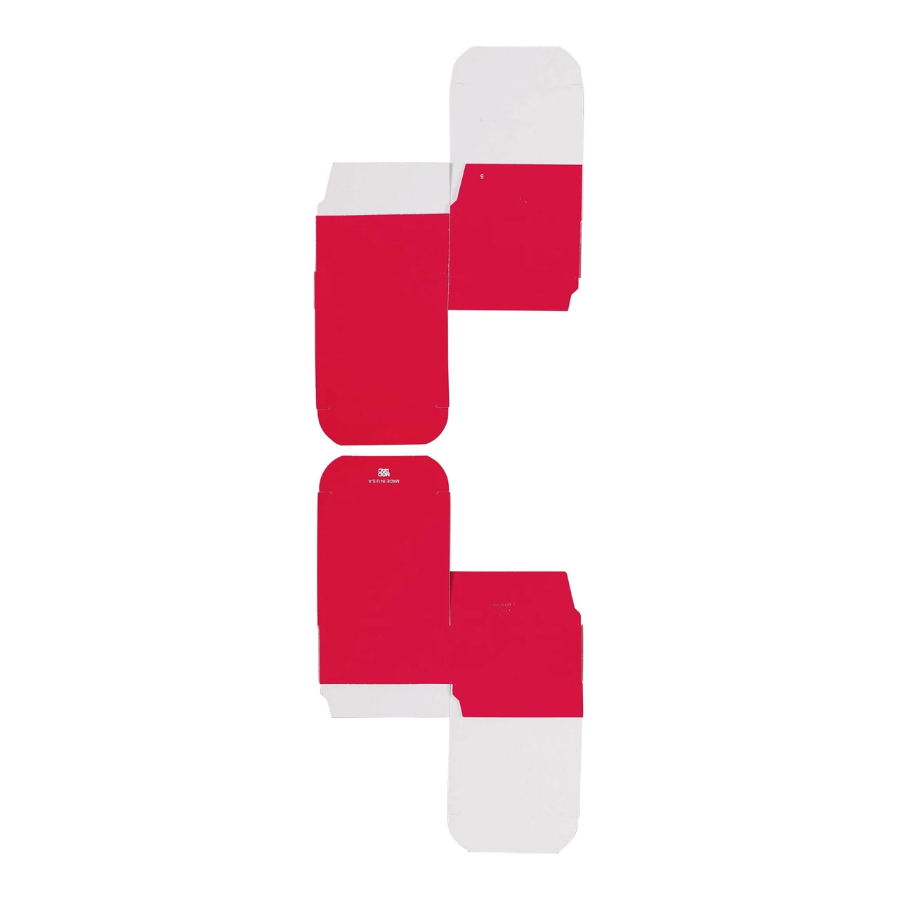 50 Boxes - Red Maxi Candy Favor Boxes