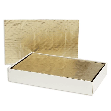 500 Pads - 1/2 lb. Gold Candy Pad - 6-5/8" x 4-1/4"