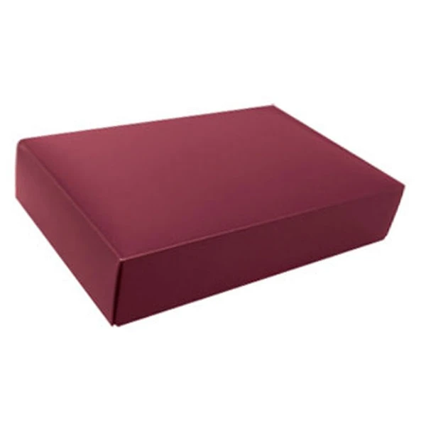 50 2 Layer Covers - 2 lb. Candy-Chocolate Box Covers - Burgundy