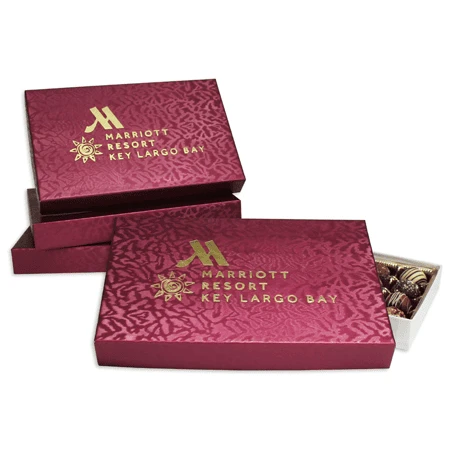 48 Sets - 1 lb. Rigid Set Up Boxes - Cover & Base Sets - Mulberry Embossed