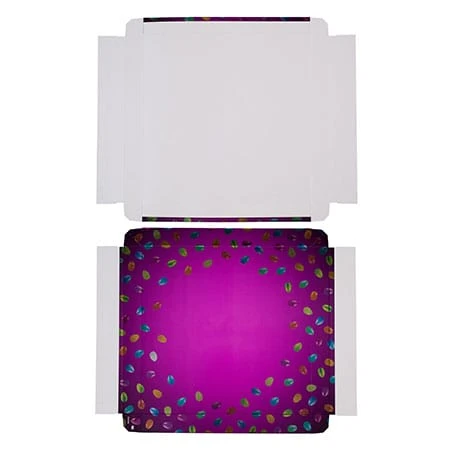 24 oz. Candy Box Covers - 1 Layer - Shiny Eggs 50 pieces (bulk pricing available)