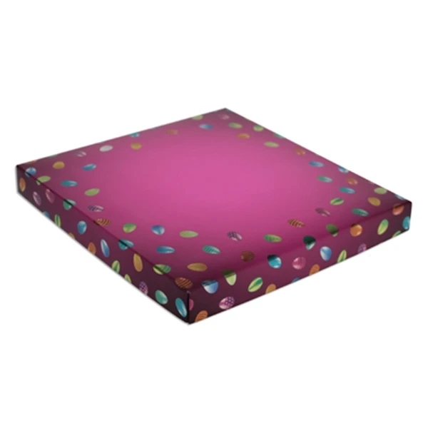 24 oz. Candy Box Covers - 1 Layer - Shiny Eggs 50 pieces (bulk pricing available)