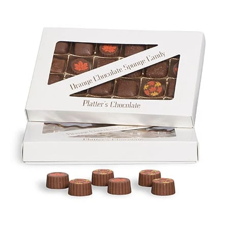 50 Covers - 1 lb. Candy-Chocolate Box Covers - White & Triangle Windows