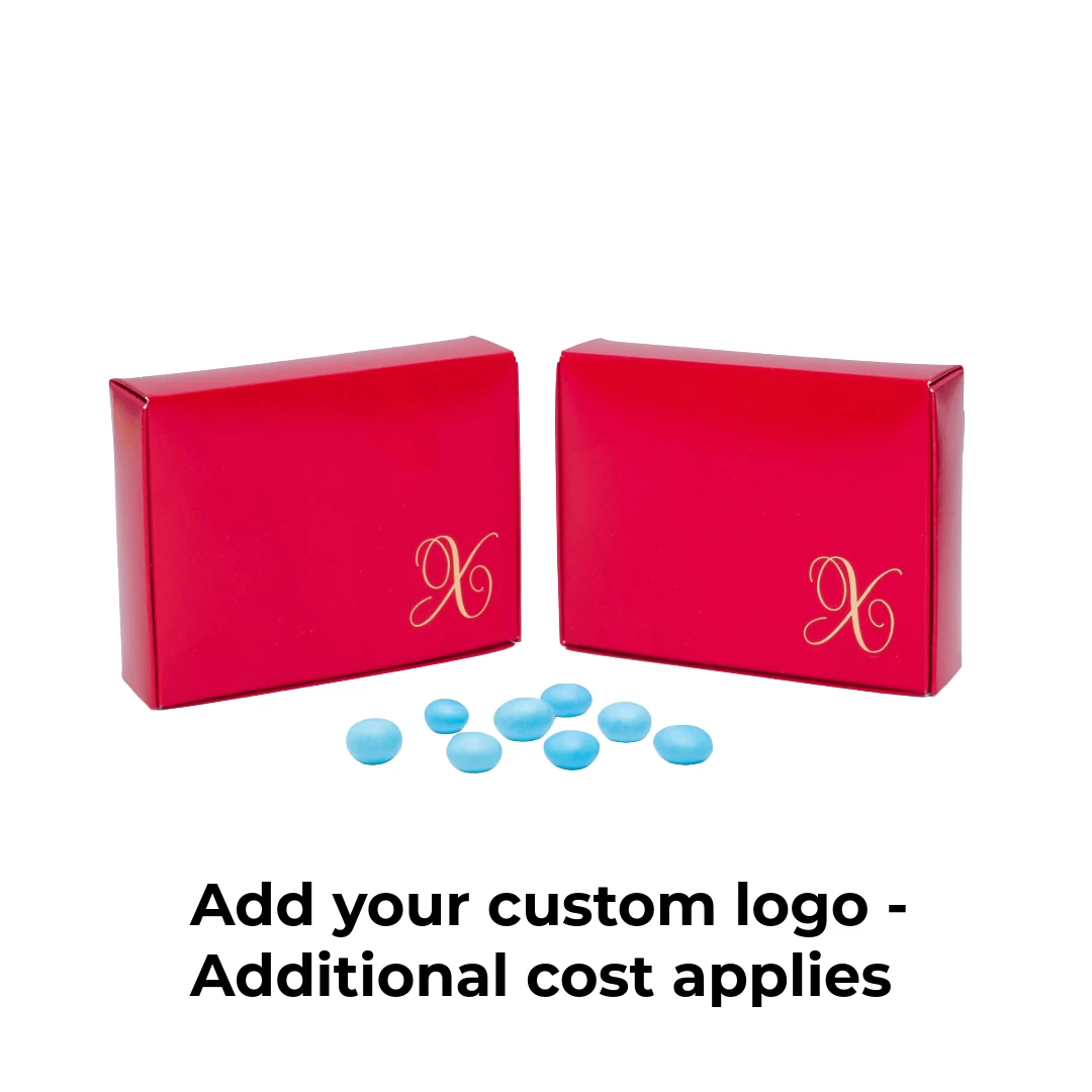250 Boxes 1/4 lb. Red Candy Boxes 4-9/16" x 3-9/16" x 1-1/4"