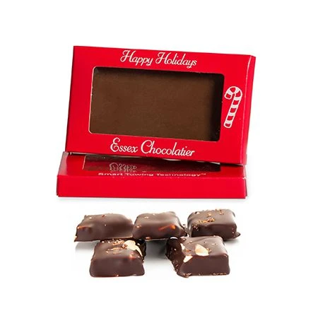 Red Business Card Boxes with Windows
