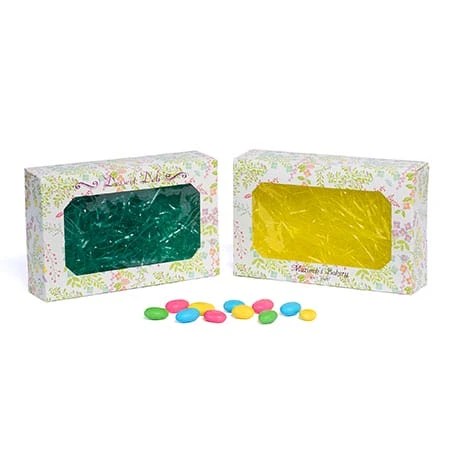 50 Boxes Medium Grease Resistant Cookie/Bakery Boxes - Garden Window