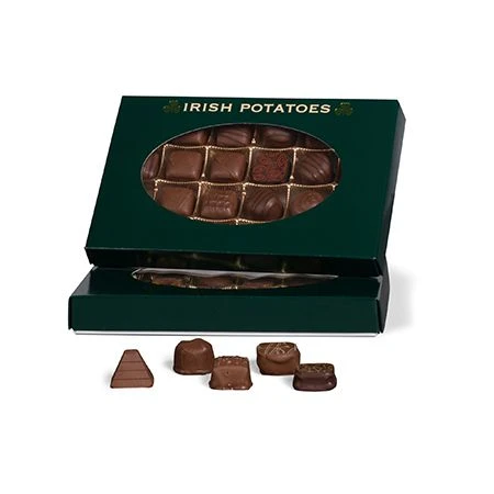 50 Covers - 1 lb. Candy-Chocolate Box Covers - Forest Green & Oval Window