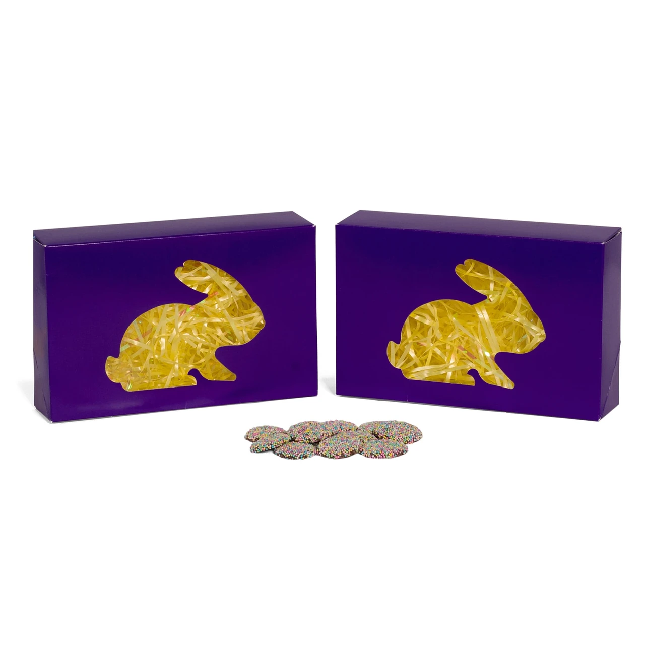 250 Boxes Easter Medium Grease Resistant Cookie/Bakery Boxes - Bunny Window