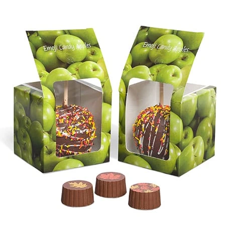 Candy Apple Boxes-Green Apple Pattern