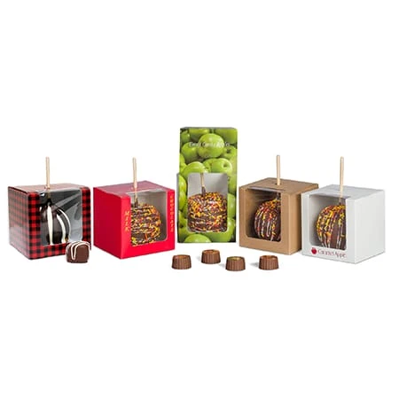 Candy Apple Boxes-Green Apple Pattern