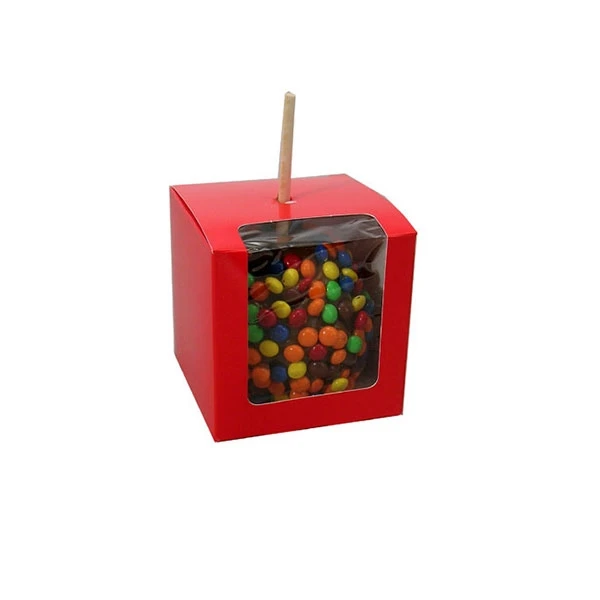 250 Candy Apple Boxes-Red
