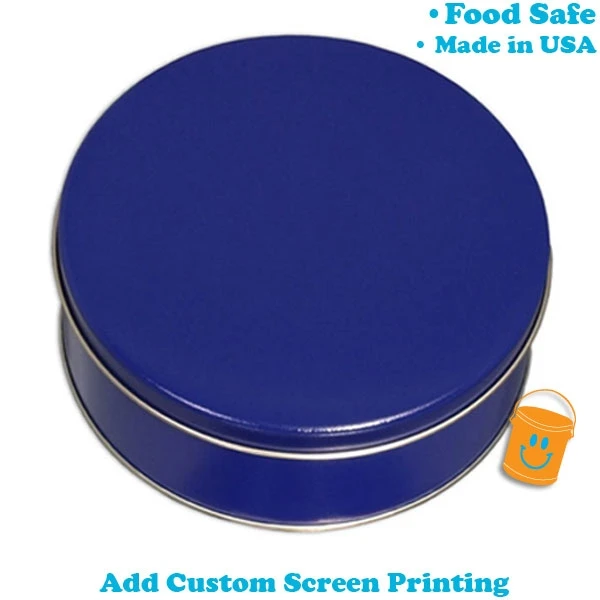 20 Tins - Round Tins 9-7/8" Diameter x 1-15/16" Height