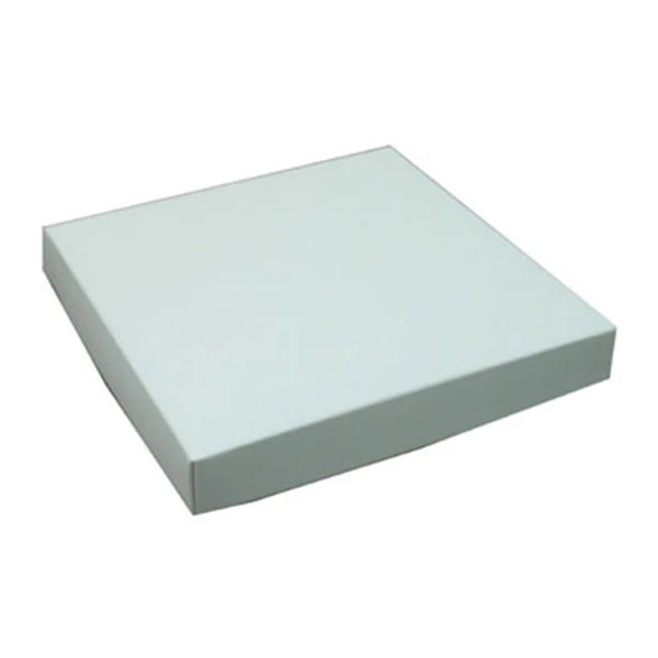 250 Covers - 16 oz. Candy Box Covers - White - 7-3/4" x 7-3/4" x 1-1/8"