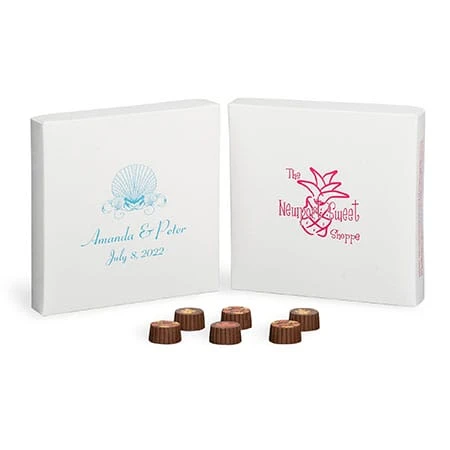 250 Covers - 16 oz. Candy Box Covers - White - 7-3/4" x 7-3/4" x 1-1/8"