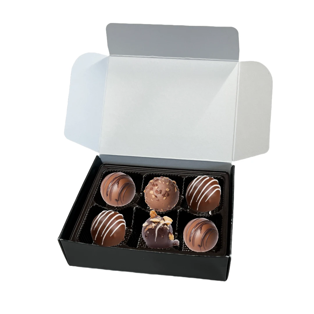 500 Trays 1/4 lb. Plastic Candy Trays Brown
