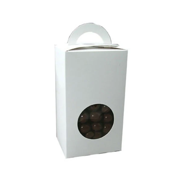50 Boxes - 1 lb. White Window Candy Totes