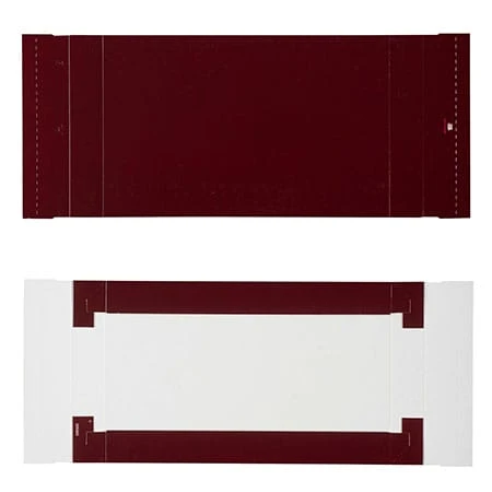 250 Covers - 1 lb. Candy-Chocolate Box Covers - Burgundy