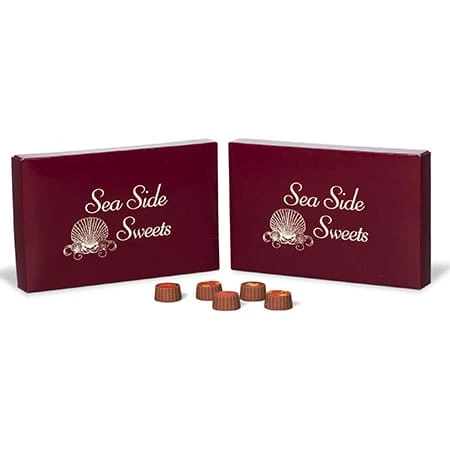 250 Covers - 1 lb. Candy-Chocolate Box Covers - Burgundy