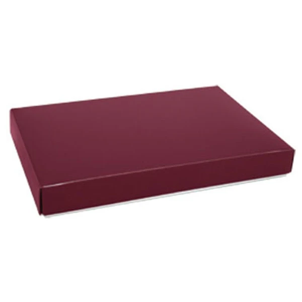 250 Covers - 1 lb. Candy-Chocolate Box Covers - Burgundy