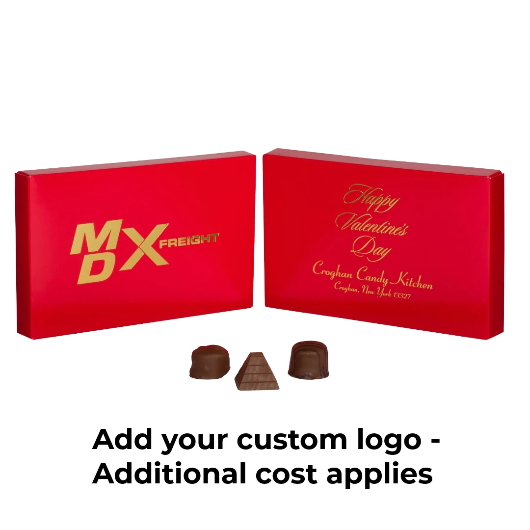 250 Covers - 1 lb. Candy-Chocolate Box Covers - Red