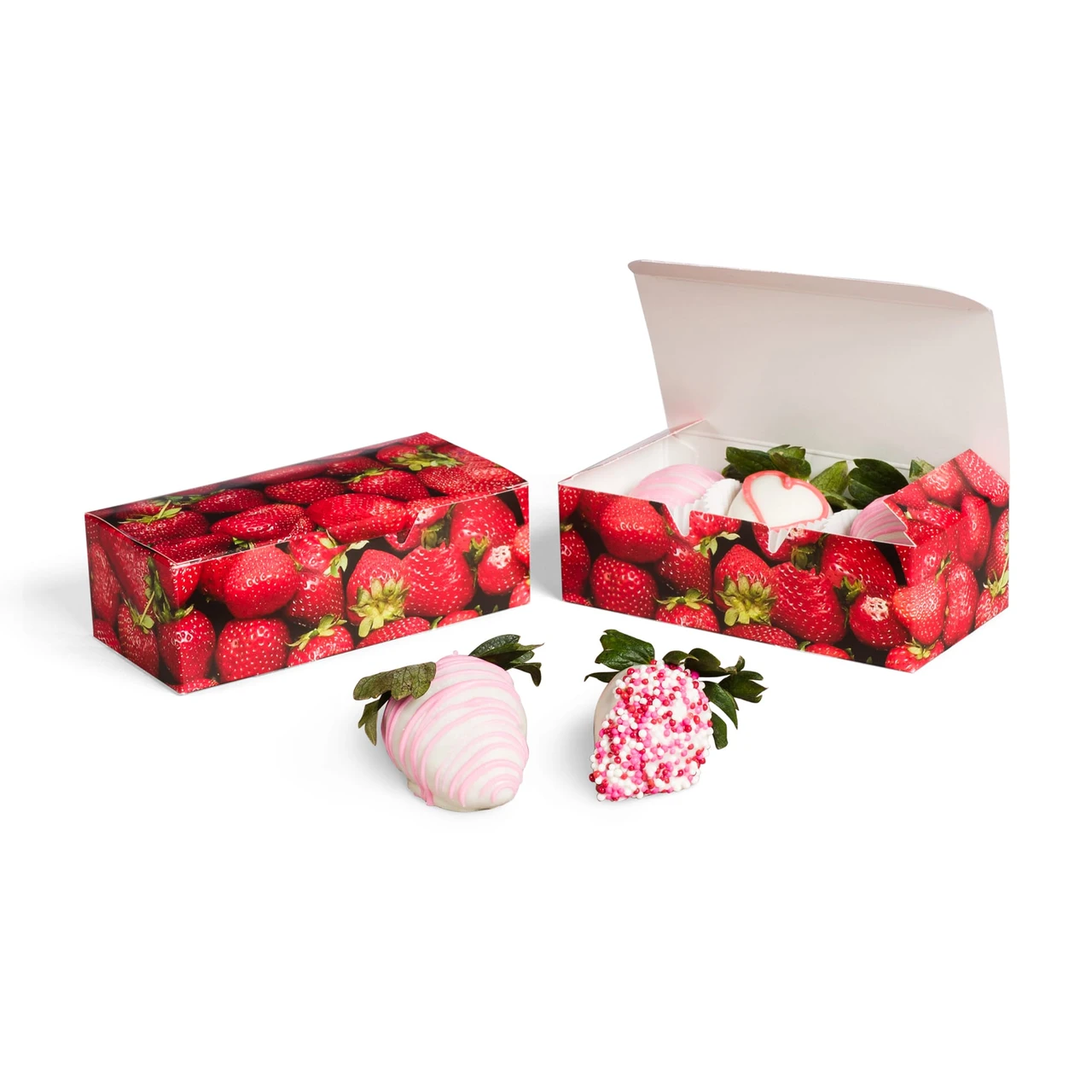 50 Boxes - 1 lb. Candy & Fudge Boxes - Kraft with Window