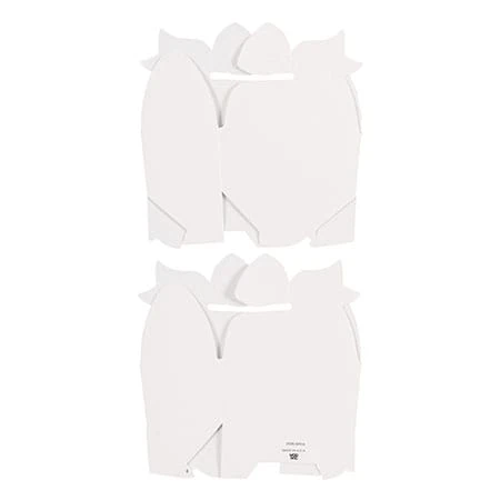 250 Boxes - Large White Bow Favor Boxes
