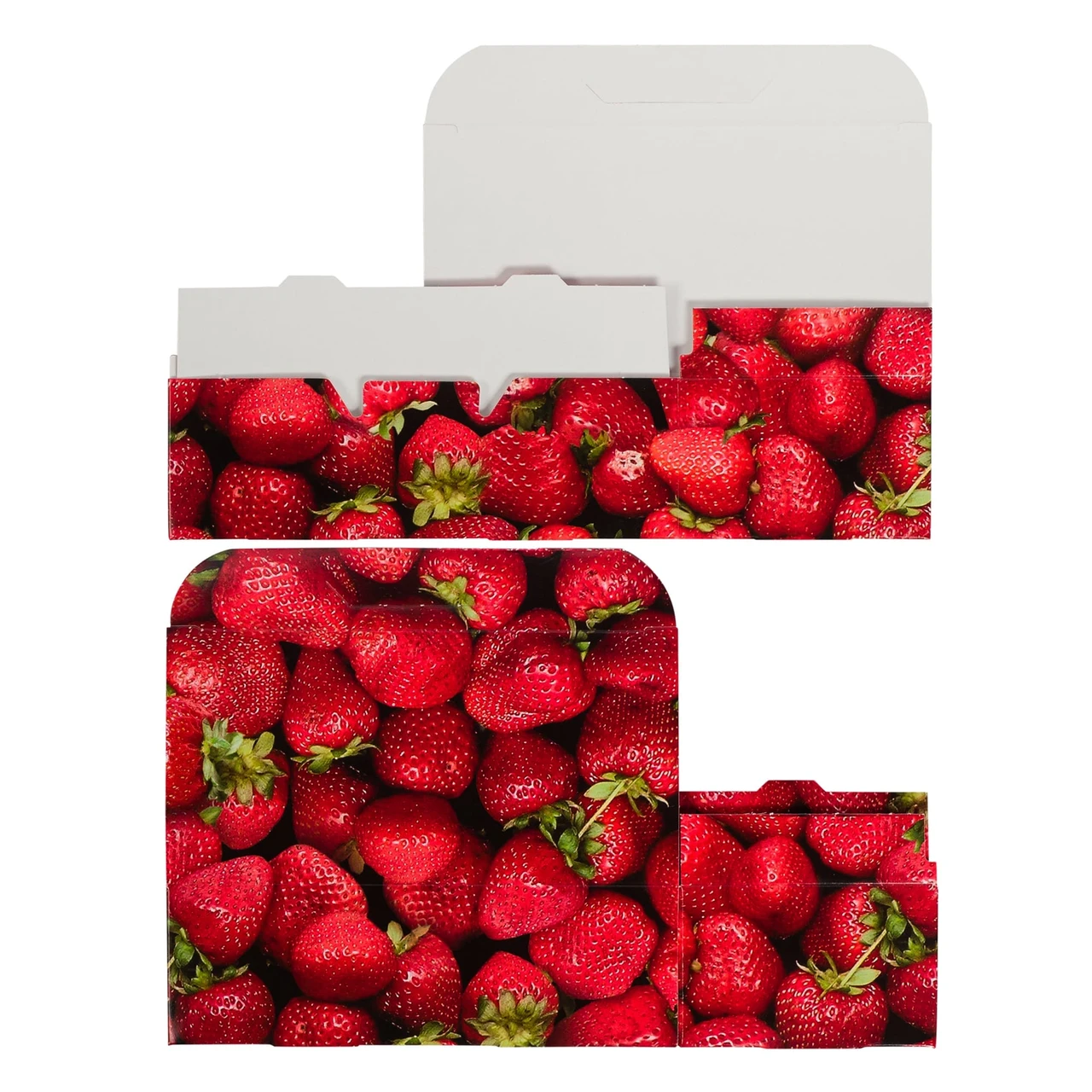 50 Boxes Candy & Fudge Boxes - 1/2 lb. Strawberry 5-1/2" x 2-3/4" x 1-3/4"