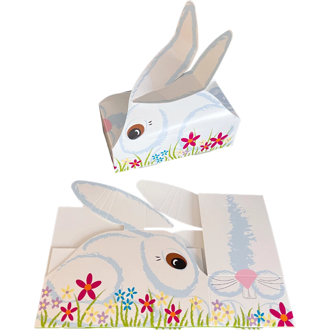 250 Boxes - 1 lb. Bunny Buddy Easter Candy Boxes - 7" x 3-3/8" x 2"