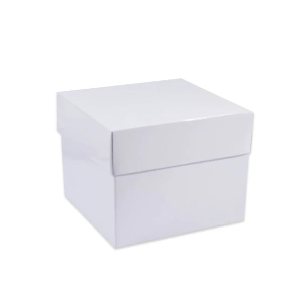 10" x 10" x 8" White Gloss Display Box - Pack 30